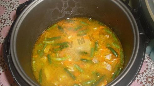 рис с мясом и овощами в мультиварке