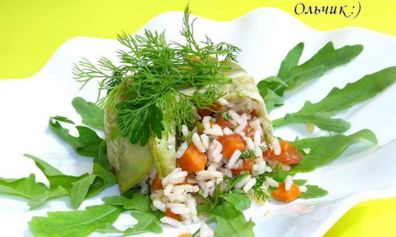 Рецепт риса с овощами и куриным филе