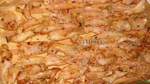 рис с овощами и куриным филе