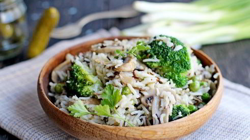 рис с овощами