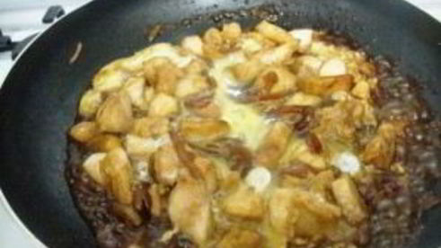 японский рис с курицей