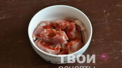 жареная картошка с мясом