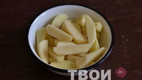 жареная картошка с мясом