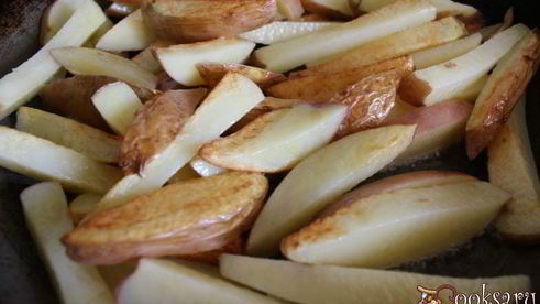 жареный молодой картофель