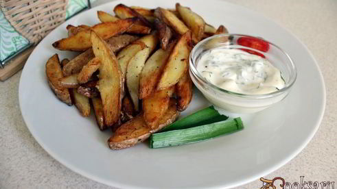 жареный молодой картофель