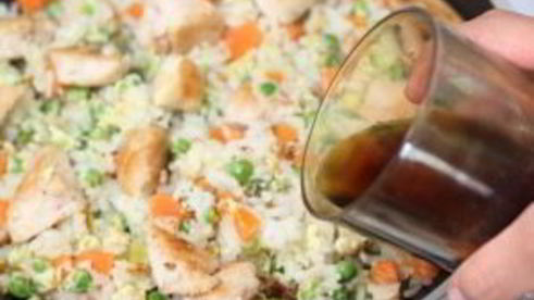 жареный рис с курицей