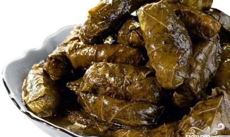 Рецепт армянской долмы из виноградных листьев