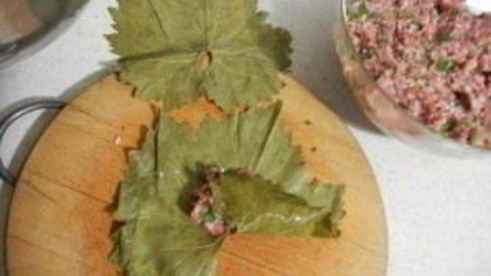 армянская долма из виноградных листьев