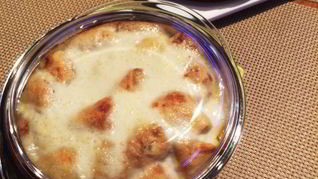 Блинные голубцы под соусом Бешамель