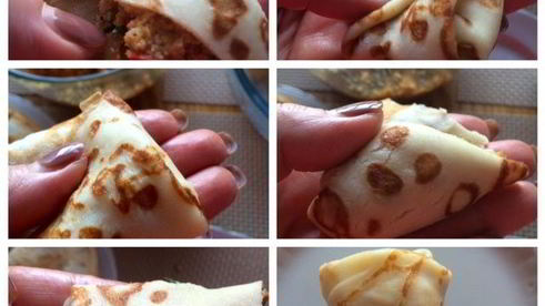 блинные голубцы под соусом бешамель