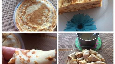 блинные голубцы под соусом бешамель