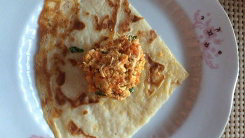 блинные голубцы под соусом бешамель