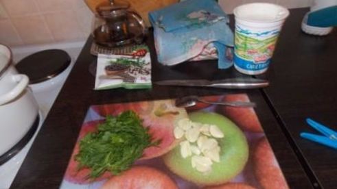 долма с мятой и круглым рисом