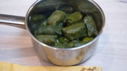 долма в виноградных листьях