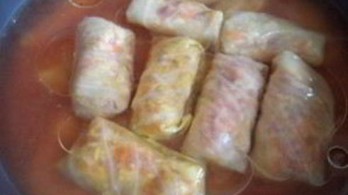 голубцы из квашеной капусты