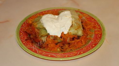 голубцы с фаршем и рисом