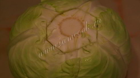 голубцы с фаршем и рисом