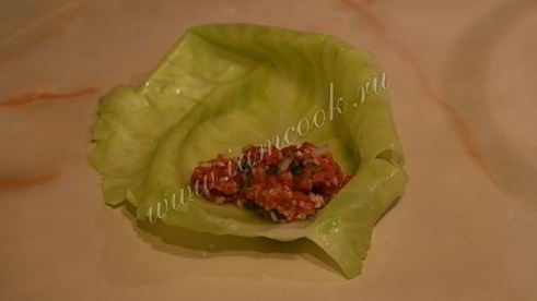 голубцы с фаршем и рисом