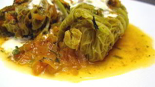 Голубцы с морепродуктами