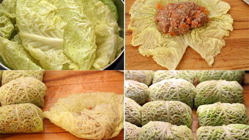 голубцы с мясом