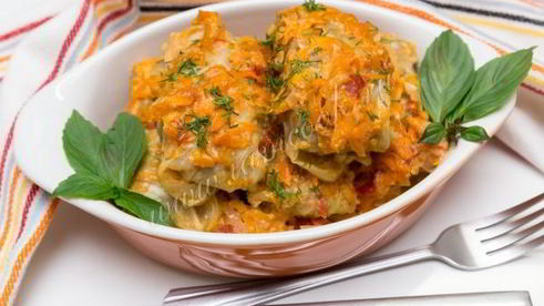 голубцы в томатно-сметанном соусе в духовке