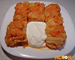 Куриные голубцы