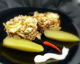 Ленивые голубцы с куриным фаршем в мультиварке