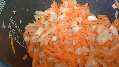 ленивые голубцы с куриным фаршем в мультиварке