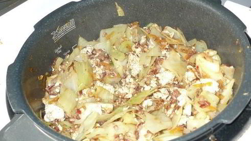 ленивые голубцы с куриным фаршем в мультиварке