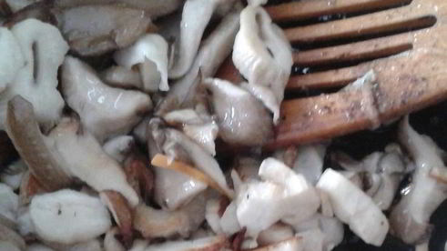 ленивые голубцы с вешенками