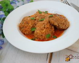 Ленивые голубцы в томатно-сметанном соусе