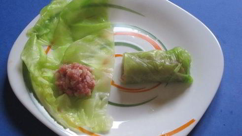 мини-голубцы на шпажках