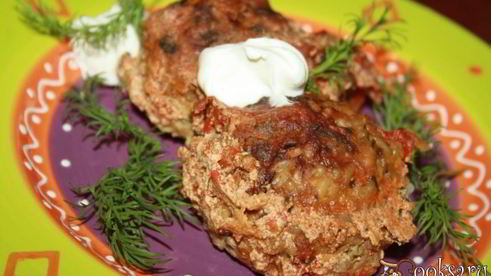 нежнейшие ленивые голубцы в томатно-сметанном соусе в духовке