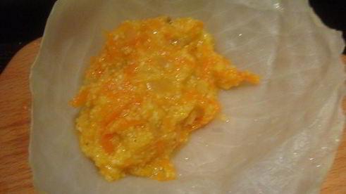 постные голубцы с кукурузной крупой