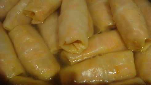 постные голубцы с кукурузной крупой