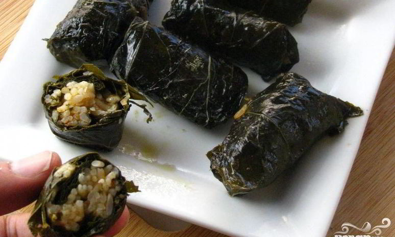 Рецепт вегетарианской долмы