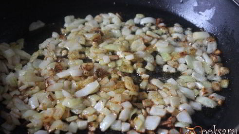 горохово-картофельное пюре с жареным луком