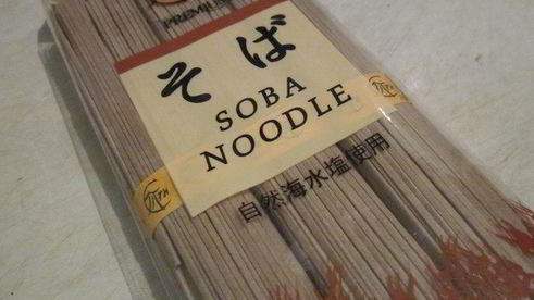 гречневая лапша соба с грибами и креветками