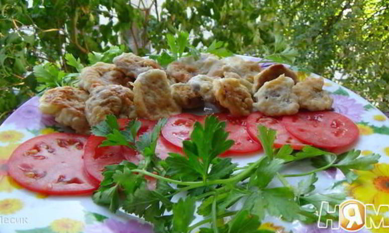 Рецепт биточков из сыроежек