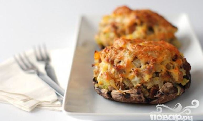 Рецепт фаршированного портобелло