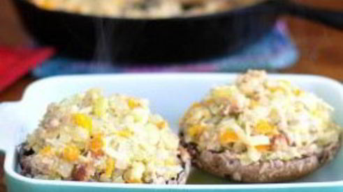 фаршированный портобелло