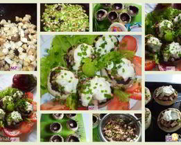 Фаршированные шампиньоны