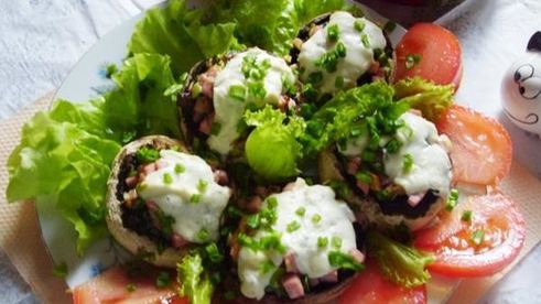 фаршированные шампиньоны