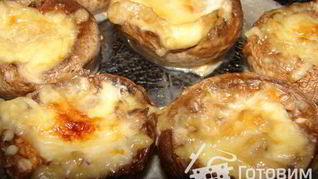 Грибные шляпки фаршированые