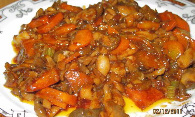 Рецепт грибов по-китайски