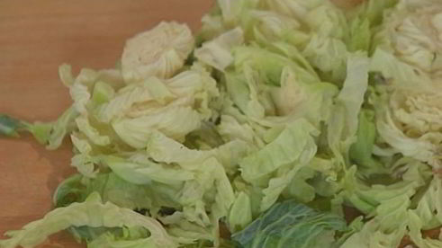 грибы с фасолью, капустой и сыром