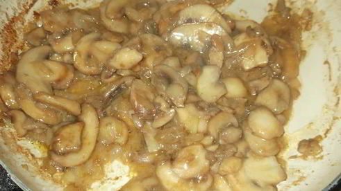 грибы с картофелем способом огратен