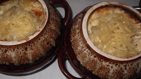 грибы с картофелем способом огратен