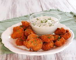 Грибы в панировке