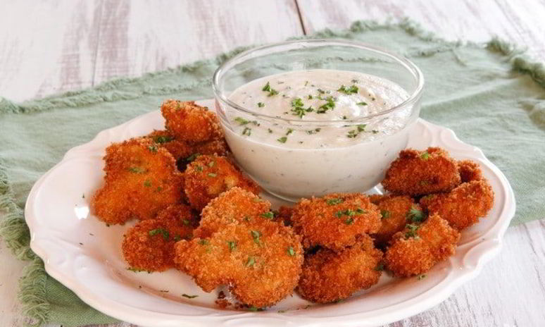 Рецепт грибов в панировке